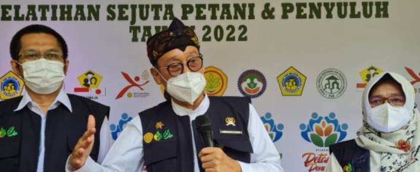 Latih Sejuta Petani Penyuluh, Kementan Ajak Adaptasi dan Mitigasi Perubahan Iklim