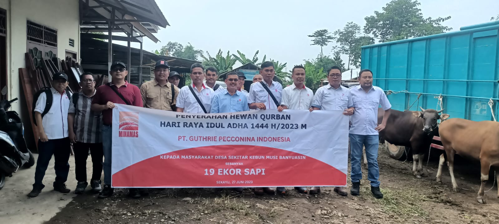 Momen Idul Adha 2023, Minamas Plantation Donasi 170 ekor Sapi