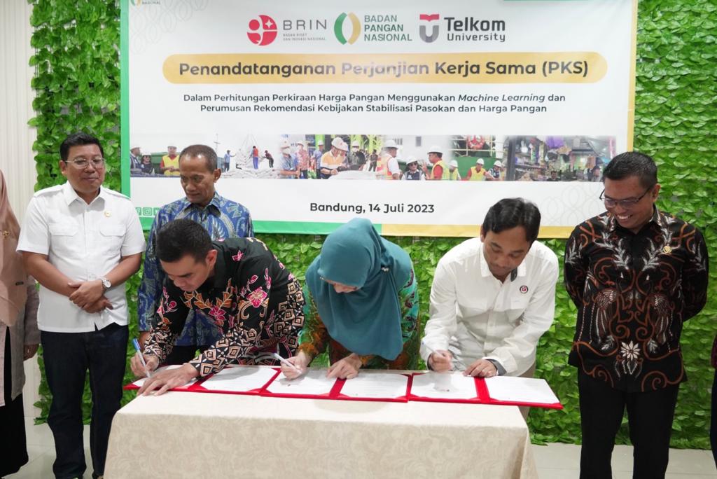 BPN Gandeng BRIN dan Telkom University Kembangkan Sistem Perhitungan Perkiraan Harga Pangan