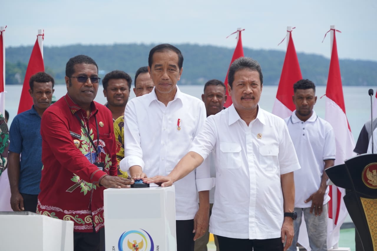 Resmikan Kampung Nelayan Modern di Biak, Jokowi Minta Pendampingan Berkesinambungan