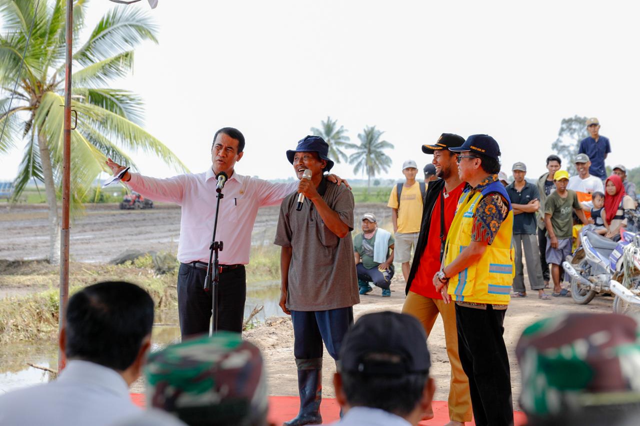 Mentan Amran Kunker di Sumsel, Kejar Produksi Pangan melalui Optimalisasi Lahan Rawa