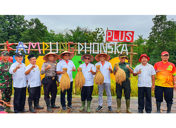 Produktivitas Padi Meningkat 44% di Lampung Tengah