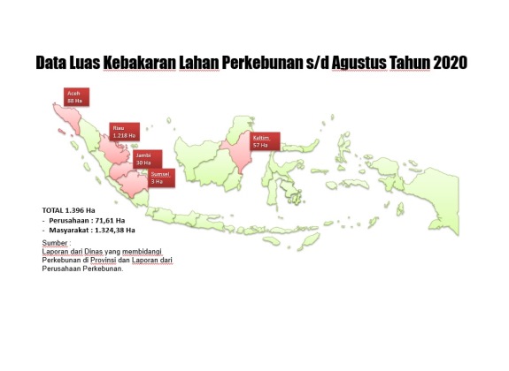 KLHK: Tren Karhutla Turun 52,41%