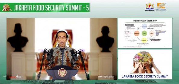 Jokowi Tantang Kadin Berikan Pendampingan 2 juta petani