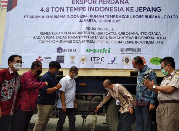 UKM Tempe Ekspor 4,8 ton tempe ke Jepang