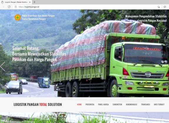 Website Logistik Pangan Permudah Pengendalian Stabilitas Pangan 