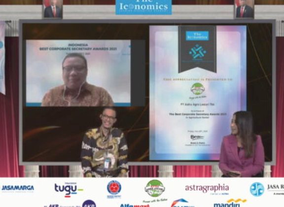 AALI Peroleh Indonesia Best Corporate Secretary 2021