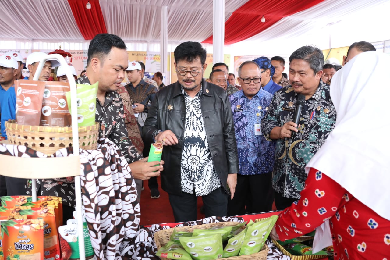 Perkuat Hilirisasi, Mentan SYL Buka Gebyar Hortikultura dan Launching Gerakan Gloria