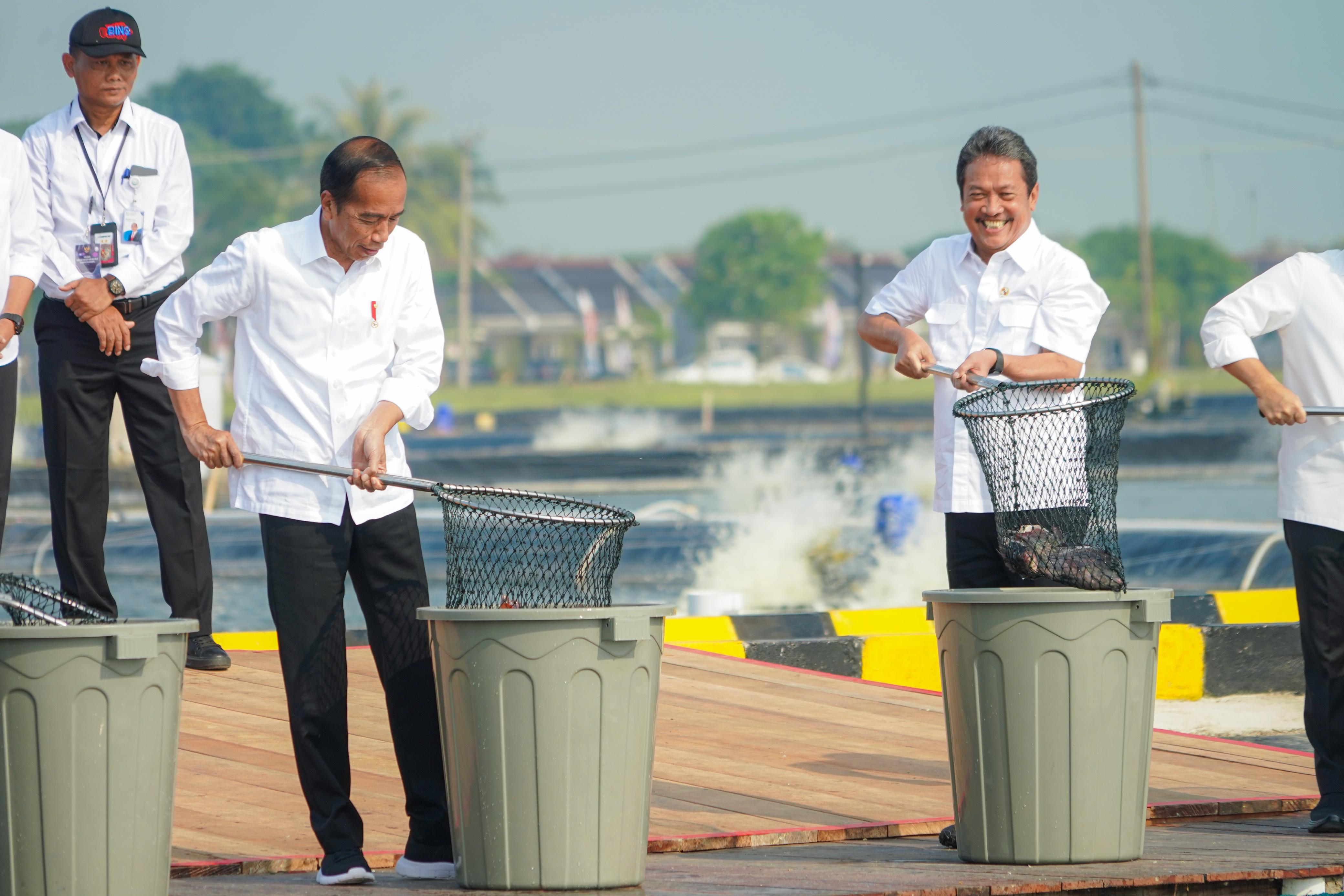 Diresmikan Presiden Jokowi, BINS Siap Jadi Lokomotif Industrialisasi Nila Salin di Indonesia