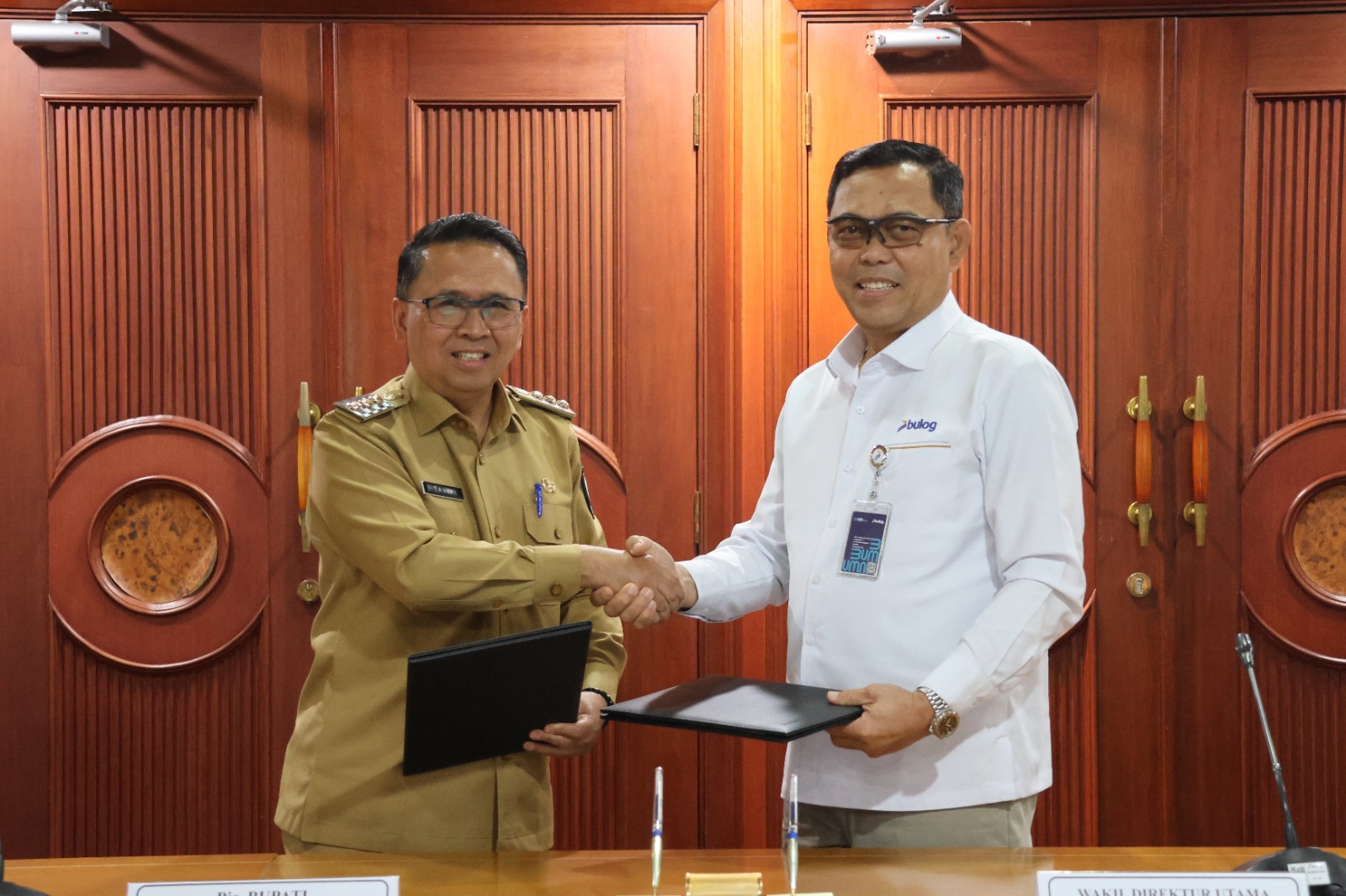 BULOG Teken MoU Pembangunan Gudang di Bengkalis