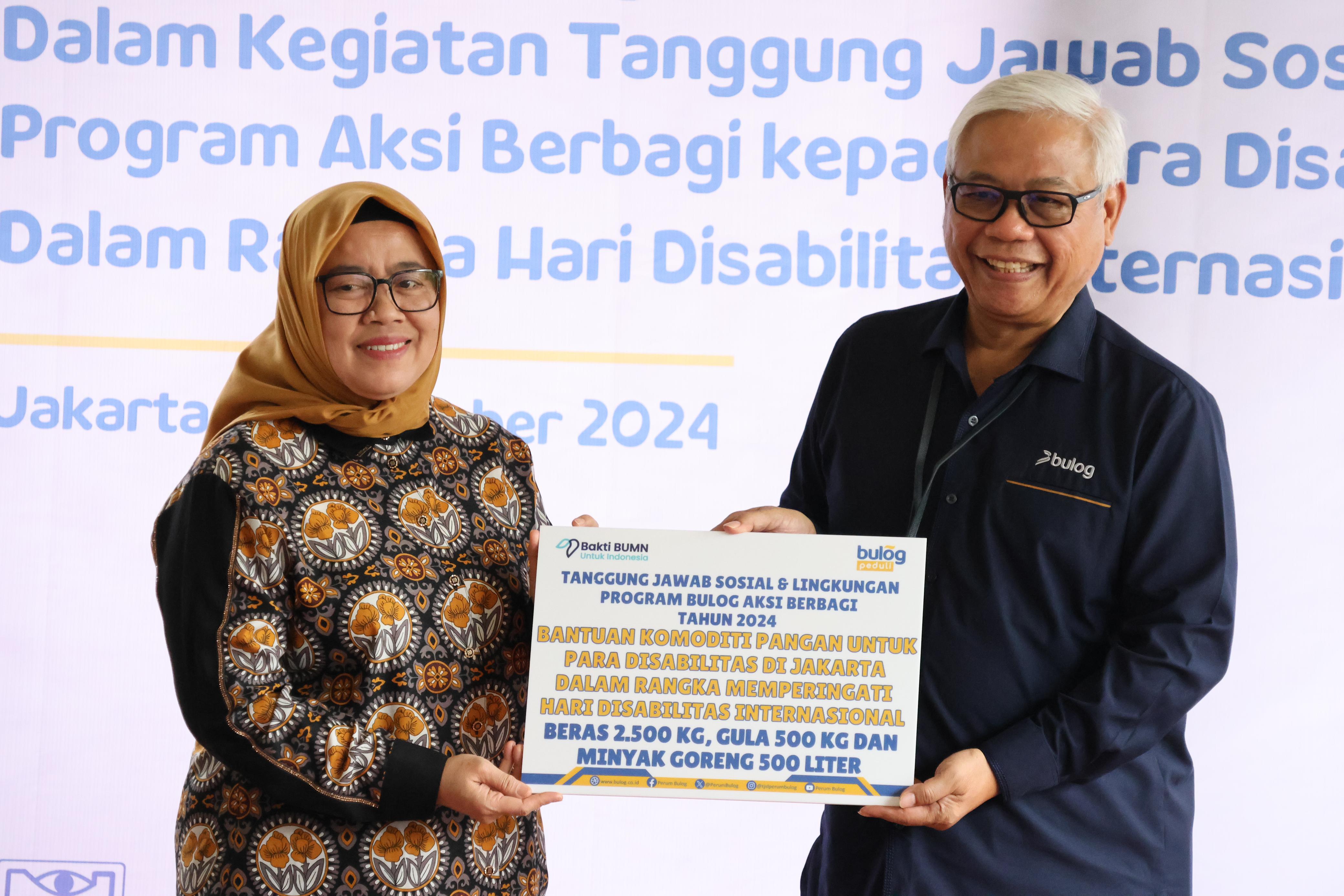 Peringati Hari Disabilitas, BULOG Berikan Bantuan Pangan