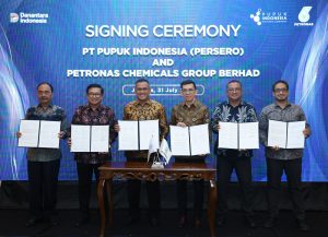 Pupuk Indonesia – PETRONAS Chemicals Perkuat Sinergi Strategis  Ketahanan Pangan dan Hilirisasi Industri 