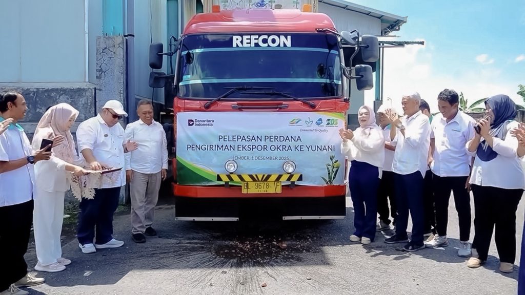 PT Mitra Tani Dua Tujuh Ekspor Perdana 80 Ton Sayur Okra ke Yunani