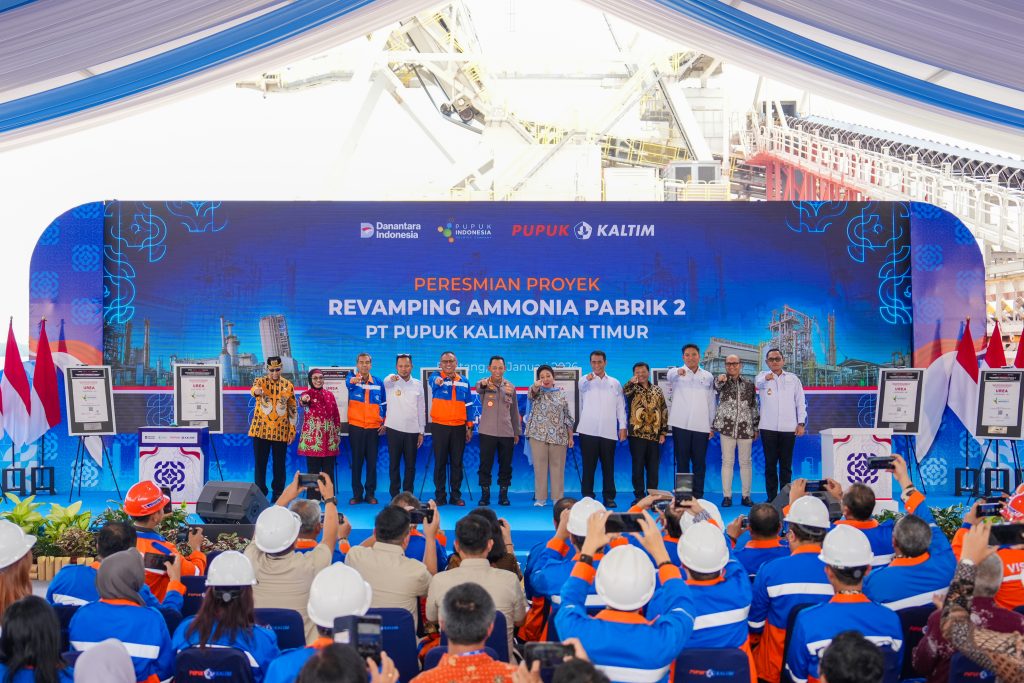 Pupuk Indonesia Resmikan Modernisasi Pabrik Tertua Pupuk Kaltim